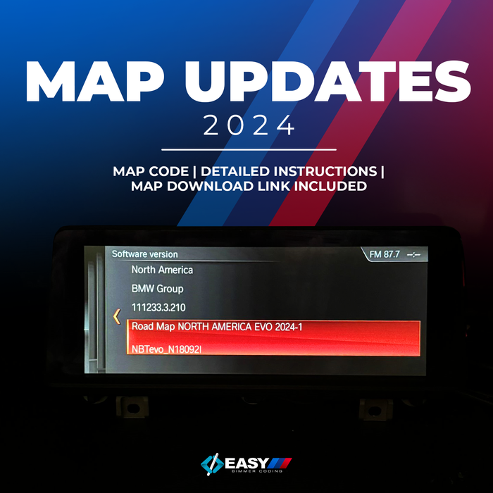 BMW 2024 Navigation Map Update
