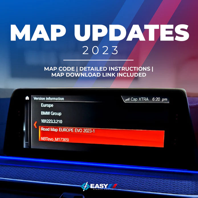 BMW 2023 Navigation Map Update